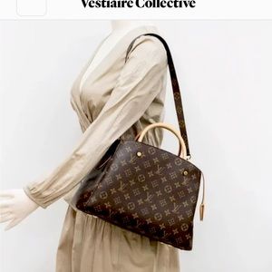 NWOTLouis Vuitton Montaigne MM Crossbody and Tote. A 2019 handbag.